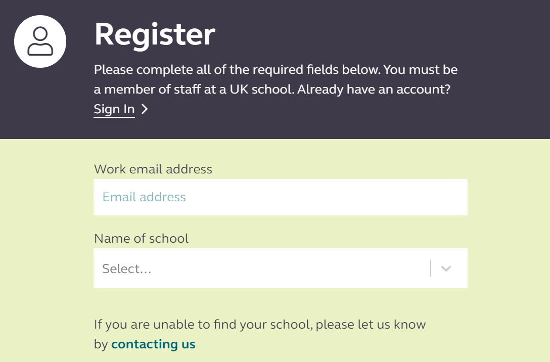 How to register to use the Education Platform – Education Platform